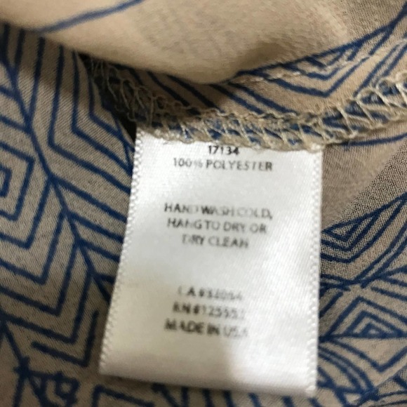 Dolan Anthropologie Sheer Blouse XS Long Sleeve Bohemian Flowy Cottagecore Shirt - Picture 7 of 7